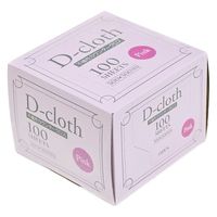 カウンタークロス D-cloth ハーフ 約30×30cm 不織布 ボックスタイプ ピンク 1セット（1箱（100枚入）×5）大日産業