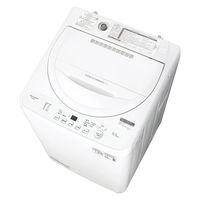 シャープ 【軒先渡し】5.5kg 全自動洗濯機 ES-GE5J-W 1台（直送品）