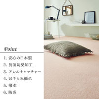 イケヒコ フリッシュ 無地ラグ 4400×3520mm ベージュ 1340940023902 1枚（直送品）