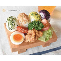 籐芸 寿司下駄 S 15cm SUSHIGETA 天然木 ビーチ 414793 1個（直送品）