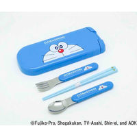 オーエスケー トリオセット ドラえもん お箸 スプーン フォーク 食洗機対応 抗菌 416730 1個（直送品）