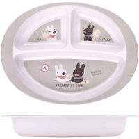 スケーター ランチプレート 26cm メラミン製 食器 キャラクター リサとガスパール 418178 1個（直送品）