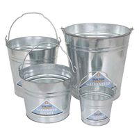ダルトン バケツ 6L ガルバナイズドバケツ シルバー 423939 1個（直送品）