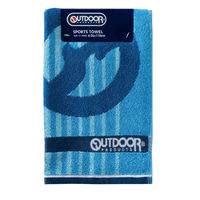 ナストーコーポレーション スポーツタオル 34×110cm アウトドア OUTDOOR ブルー ネイビー 436604 1個（直送品）