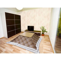 明和グラビア こたつ布団用上掛け 長方形 おしゃれ 約30%節電 防水 抗菌 防カビ 210×280cm 442634 1個（直送品）