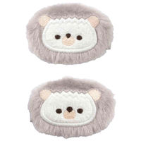 スケーター ヘアクリップ キッズ マルチクリップ アニマル 2個入り Pomponsハリネズミ 450520 1個（直送品）