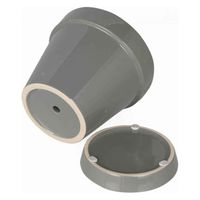 ダルトン 植木鉢 ボタニーポット 6号鉢 ガーデンポット グレー 460317 1個（直送品）