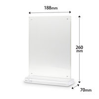 クルーズ アクリルスタンドプレミアT型（両面用） A5縦 ASTー500 1個