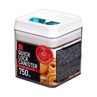小久保工業所 保存容器 750ml クイックロックキャニスター グリーン 412624 1個（直送品）