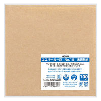 エコバーガー袋 No.15 未晒無地 1袋（100枚入）