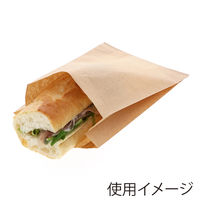 NF耐油ガゼットパック 小 未晒無地 1箱（4000枚：100枚入×40袋）