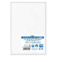 エコデリパック 18-12 白無地 1箱（4000枚：100枚入×40袋）
