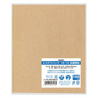 エコデリパック 18-15 未晒無地 1箱（4000枚：100枚入×40袋）