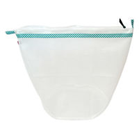 カワタキコーポレーション まるめてポイ 出し入れカンタン洗濯ネット ギンガムグリーン 1セット(3個)