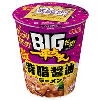 ＢＩＧだぜ！一平ちゃん 背脂醤油ラーメン 93g 1セット（1個×3） 明星食品