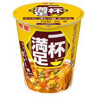 一杯満足 スパイシーカレー味ヌードル 63g 1セット（1個×6） 明星食品