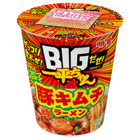 ＢＩＧだぜ！一平ちゃん 豚キムチラーメン 92g 1セット（1個×12） 明星食品