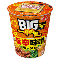 ＢＩＧだぜ！一平ちゃん 旨辛味噌ラーメン 99g 1セット（1個×12） 明星食品
