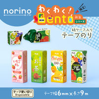 プラス テープのり わくわくBento 紙ケース入りテープのり しっかり貼れる 使い切り 54525 1個