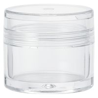 無印良品 アクリル小分けケース Ｓ 直径３．５×３．１ｃｍ 1セット（1個×3） 良品計画