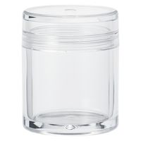 無印良品 アクリル小分けケース Ｌ 直径３．５×４．３ｃｍ 1セット（1個×3） 良品計画