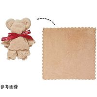 アズワン ふんわりベアタオルハンカチ 100個 68-0950-37 1個(100個)（直送品）