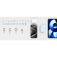 AUKEY 10000mAhモバイルバッテリー 20W PD PBーY55 ブルー PBーY55ーBL 1個