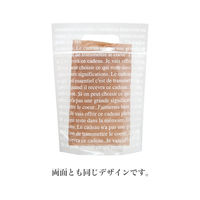 ヘッズ フレンチフロストジップ付ＰＥバッグ／ホワイトーＭ（３０枚） FR-ZWM 1袋(30枚)