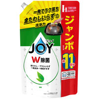 ジョイ W除菌 食器用洗剤 緑茶 詰め替え ジャンボ 1425mL 1セット（3個）P&G【旧品】