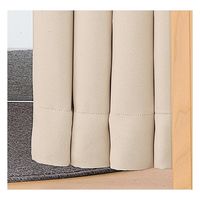 【軒先渡し】ストア・エキスプレス フィッティングルーム用カーテン レールタイプ　高さ190cm ベージュ 2314-86 1枚（直送品）