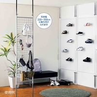 【軒先渡し】ストア・エキスプレス ディスプレイネット 黒　幅60cm 5071-82 1台（直送品）