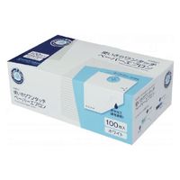 川西工業 使い捨てエプロン #4502 使いきりワンタッチペーパーエプロン 100枚入 00363590 1ケース(20個)（直送品）