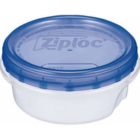 旭化成ホームプロダクツ 保存容器 ジップロック スクリューロック 300ml 2個入 00404709 1ケース(24個)（直送品）