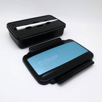 弁当容器 メタルモード ノーム ランチボックス保冷ケース付 BL-17HSE ライトブルー 00417045 1ケース(30個(5個×6))（直送品）