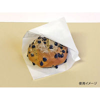 バーガー袋 純白ロール 120角 00432285 1ケース(6000個(200個×30))（直送品）