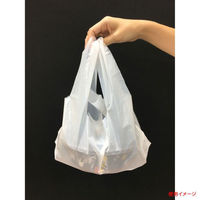 まつもと合成 レジ袋 丼専用ベストバッグ(小) 無地 乳白 00680593 1ケース(3000個(100個×30))（直送品）