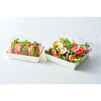 ケーピープラテック 弁当容器 KM-77 本体 ホワイト 00715682 1ケース(400個(50個×8))（直送品）