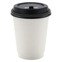 モデリーノ 紙コップ 断熱二重ホワイト紙コップ12-90 00757303 1ケース(500個(25個×20))（直送品）