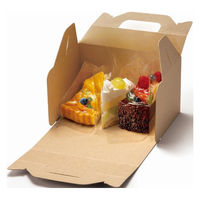 クラウンパッケージ ケーキ箱 K-SK-1 00776843 1ケース(200個(50個×4))（直送品）