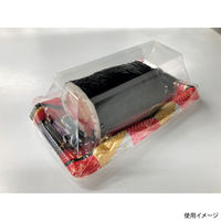 シーピー化成 刺身容器 SF鮨板13 菱紋赤本体 0277613008155 1ケース(1500個(50個×30))（直送品）