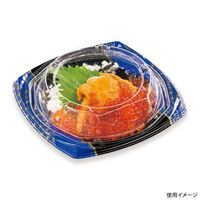 シーピー化成 どんぶり容器 CBFまど味16 いづつ青 本体 0A00116002515 1ケース(900個(50個×18))（直送品）