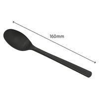 東商化学 使い捨てスプーン NS生分解スプーン ブラック 単袋入 200300100 1ケース(500個(100個×5))（直送品）