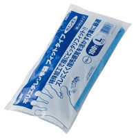 川西工業 ポリ手袋 2014 ポリエチレン手袋 フィットタイプ外エンボスブルー S 100枚入 1ケース(60個)（直送品）