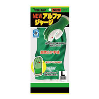 川西工業 ゴム手袋 2311 ニューアルファージャージ 3双組 L 1ケース(40個)（直送品）