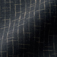 住商モンブラン 2-391_S 和風シャツ 兼用 7分袖 黒/ベージュ S 1点（直送品）