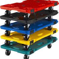 三甲 台車 サンキャリー 6839 セット 黄 417682 1ケース(2個)（直送品）