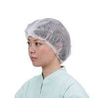 川西工業 不織布キャップ 7045 不織布使いきりヘアキャップ ホワイト 100枚入 4906554123065 1ケース(20個)（直送品）