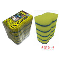 キクロン スポンジプロ 外食産業用 スポンジ 5P イエロー 600267 1袋（直送品）