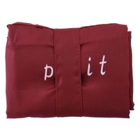 マツシロ エコバッグ 61EPU エコプチバッグ アカ 1ケース(100個)（直送品）