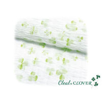 角田紙業 紙おしぼりクローバーL 平 643576 1ケース(800個(100個×8))（直送品）